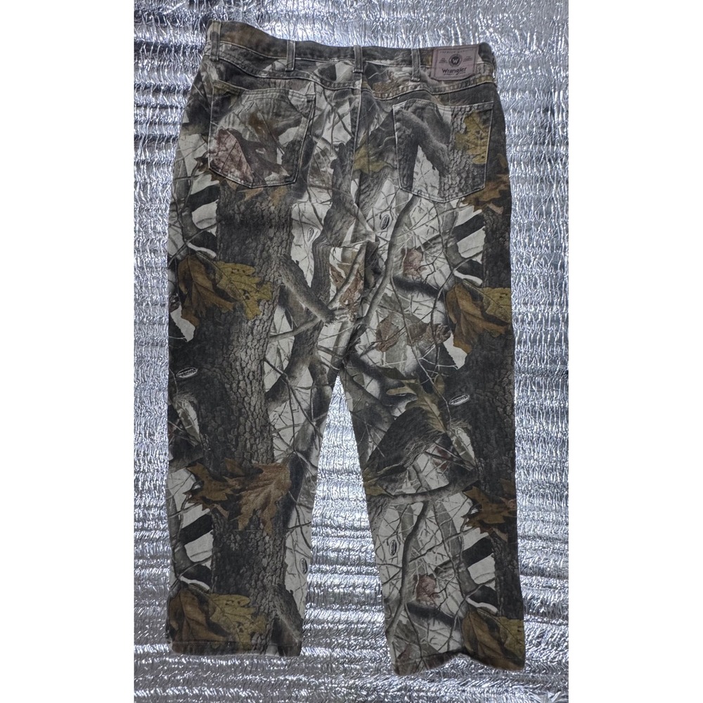 Wrangler Hero Authentic Jeans Mens 40x30 Realtree Hardwoods Camo Utility Pants